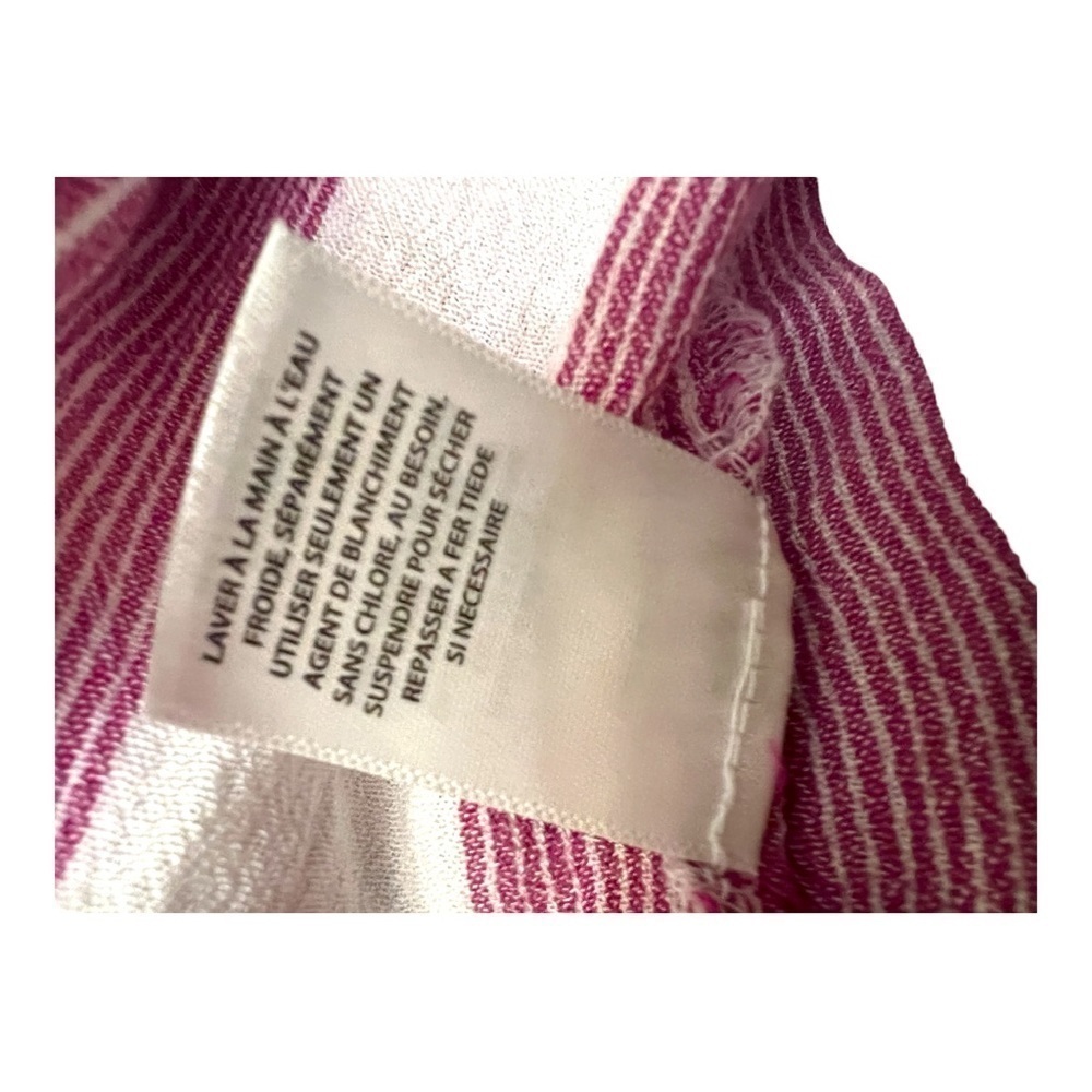 BP The Perfect Shirt Purple White Striped Button Down XS - Picture 8 of 8